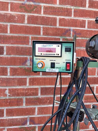 Used Chemglass  20 Liter Jacketed Glass Reactor w/ Chemglass Overhead Stirrer