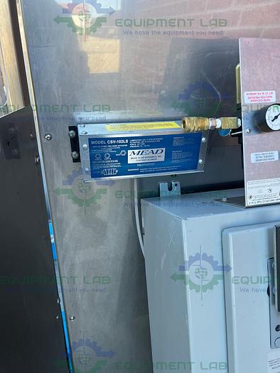 Used Ross M 40 Stainless Steel Single Shaft Mixer w/ Two 40 Gallon Tanks