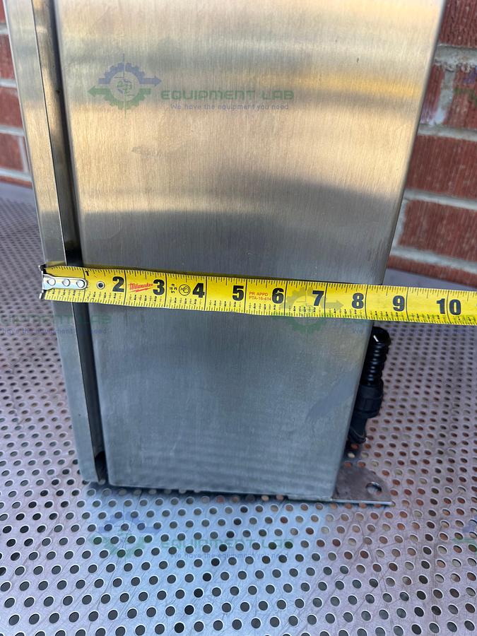 Used Rittal Stainless Steel Standard Enclosure 19" x 19" x 8.5", 120V