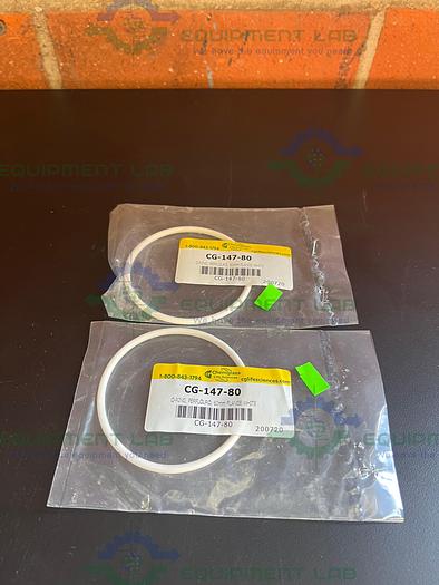 Chemglass CG-147-80 Perflouro 60 mm White Flange O-Ring