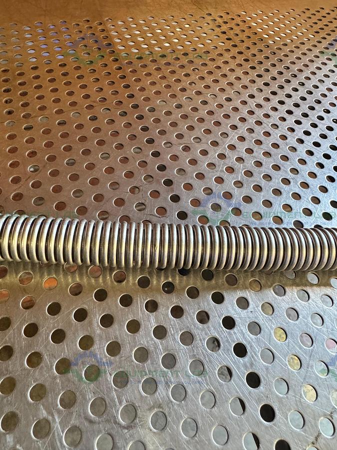 Used Stainless Steel Bellows Flexible Vacuum Hose 38" w/ KF 16/10 Fitting