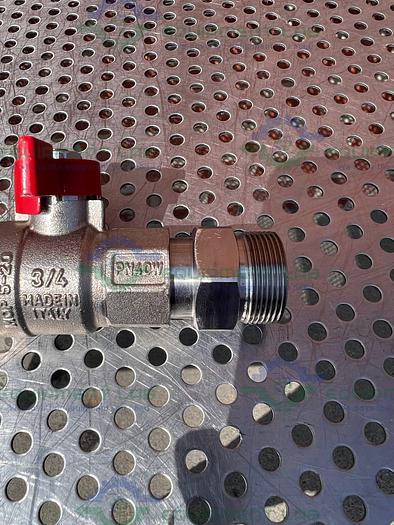 Chemglass  CG-1969-M-26 M30 Stainless Steel Ball Valve Male to Female 3/4"