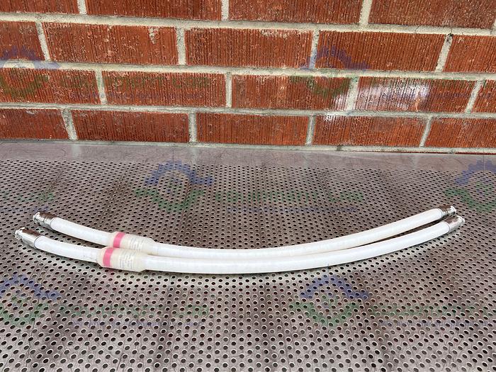 Used Advanta Pure  APSM-P-0500 34" Silicone Hose w/ 1/2 " Sanitary Fitting