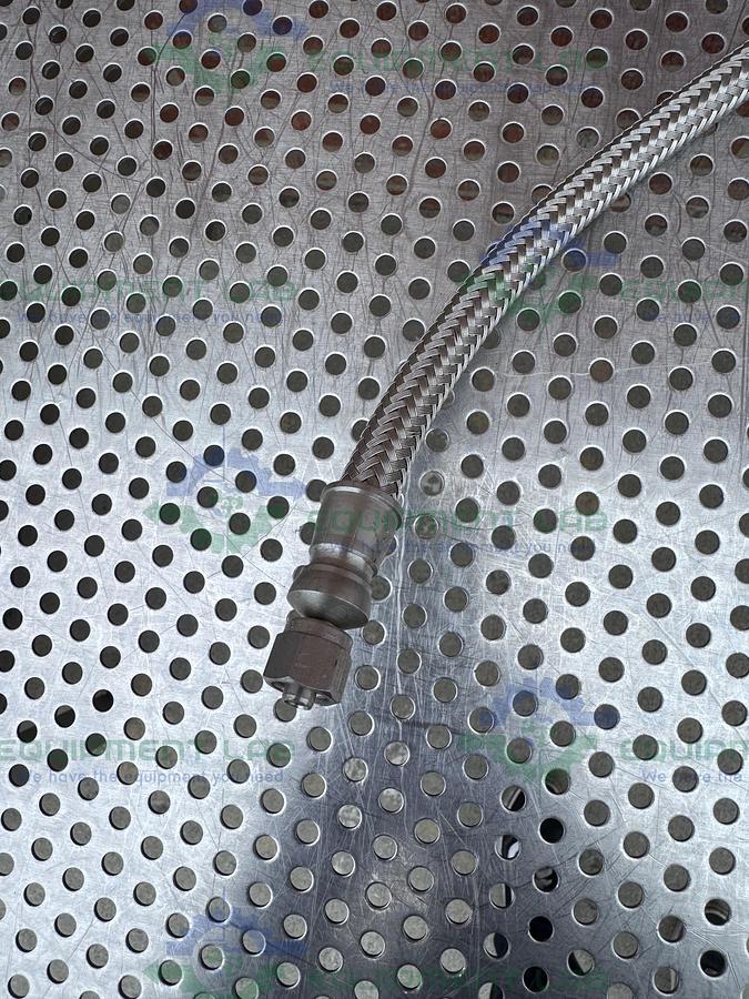 Used Unbranded 36" Stainless Steel Braided Hose w/ 1/2" NPT Fittings