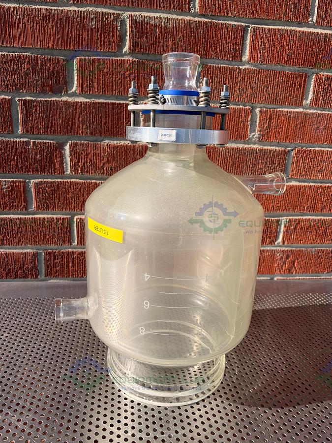 Used Unbranded 1.5 Liter Jacketed Reactor Glass