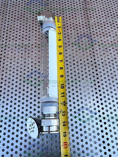 Used Blue White Industries F-410 Flowmeter w/ Swagelok Fittings