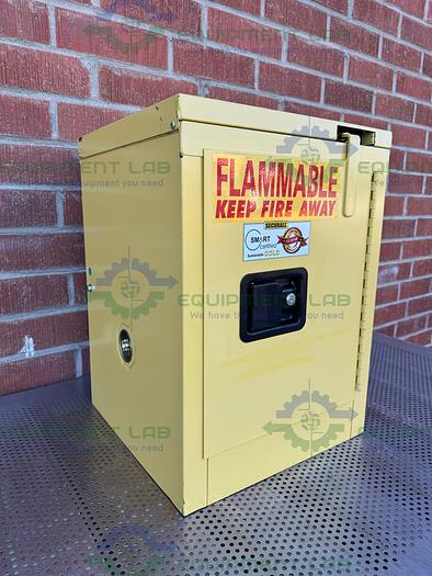 Used Securall 4 Gallon Flammable Liquid Storage Cabinet w/ Soft Close Door, Shelf