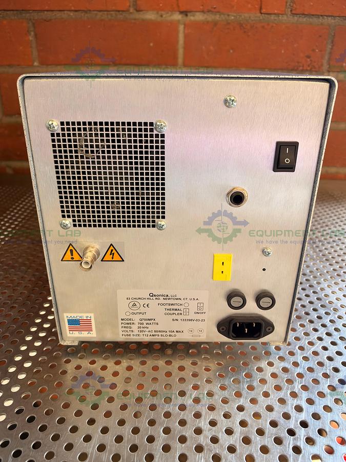 Used Qsonica Q700 MPX Sonicator Ultrasonic Homogenizer w/ ThermoCube Chiller
