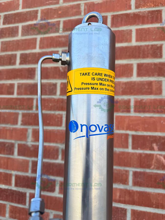 Used Novasep ProChrom LC80.600.VE100 DAC Liquid Chromatography Column