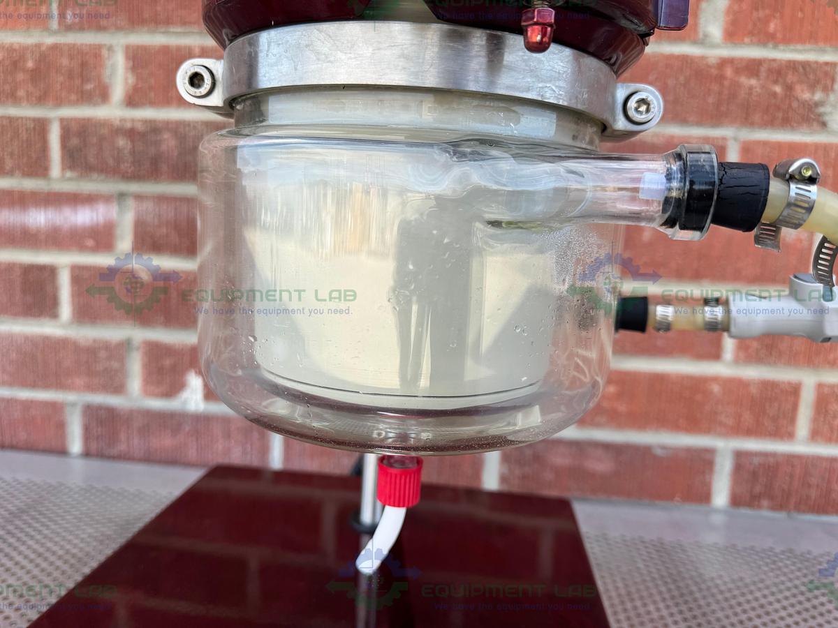 Used Powder System Limited GFD Glass Nutsche Filter Dryer 2L w/Servo Drive, Impeller