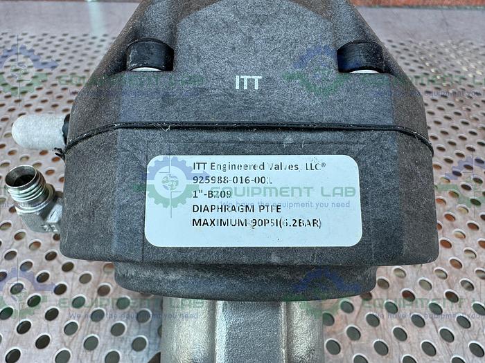 Used ITT Pure Flo Advantage 4 - Way Diaphragm Valve w/ 1" Sanitary Fitting