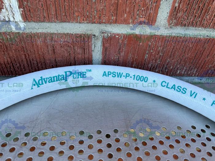 Used Advanta Pure APSW-P-1000 Class VI 72" Silicone Hose w/ 1" Sanitary Fitting