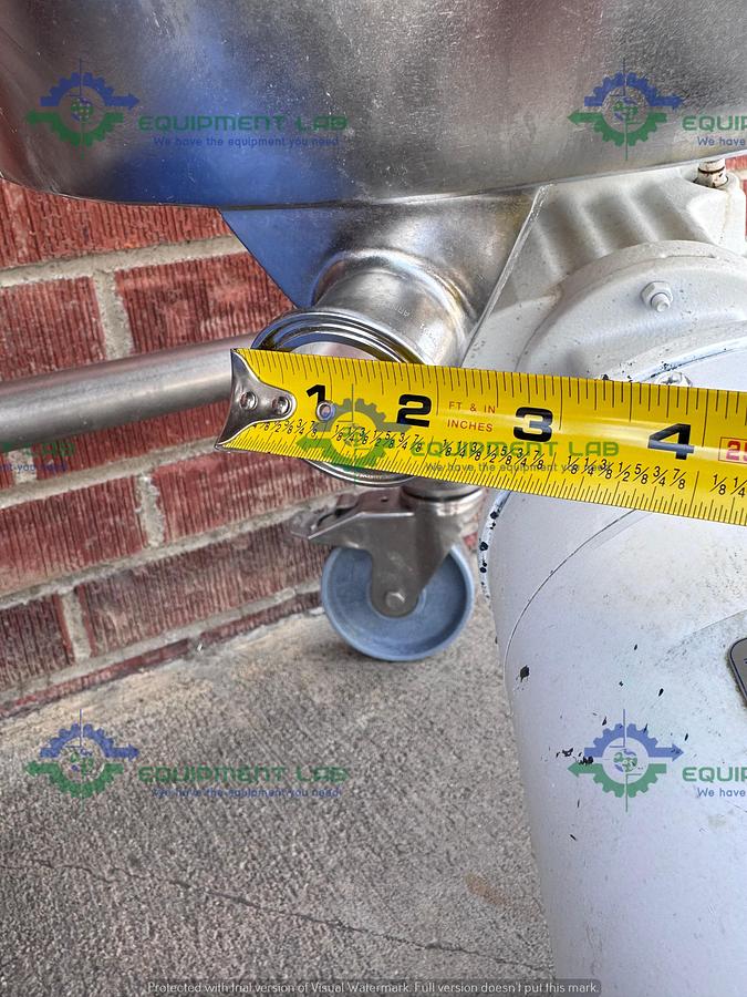 Used IKA CMX 2000/05 Stainless Steel Inline Granulator, Inline Solid & Liquid Mixer