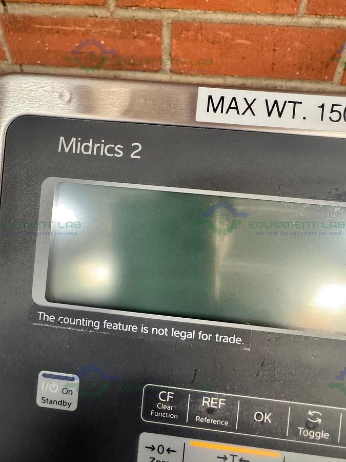 Used Minebea Intec CAPS1U-20CC-LU Stainless Steel Scale 10x10 w/ MIS2UR-V2, 30 LBS