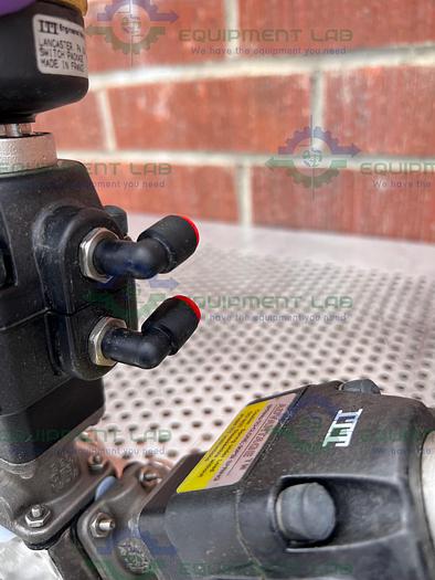 Used 3 ITT Advantage 4 Way Stainless Steel Diaphragm Valves w/ Valve Positioner