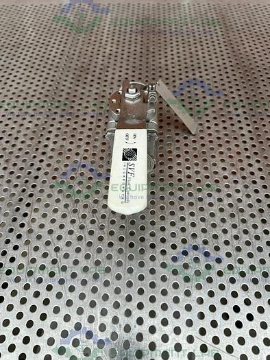 Used SVF -F. C. I. SB76666ATTR Ball Valve 1500 PSI w/ 1" Sanitary Fitting