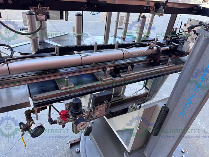 Used New Jersey Machine 401XRE -0095 Pallet Labeler 120V, 60 Cycles, 1.2 kW