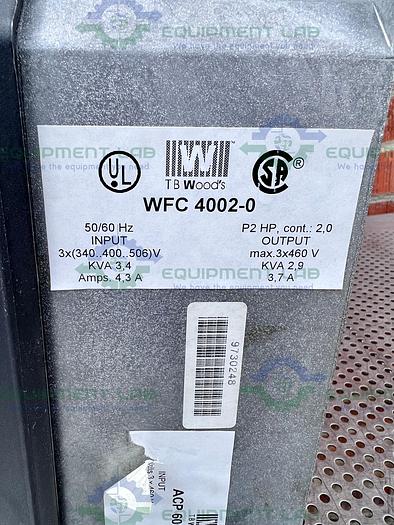 Used TB Wood's  WFC 4002-0 Drive / AC Inverter 2HP, 460V