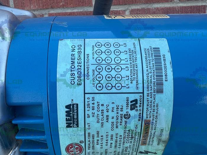 Used Goulds Water Technology  NPE Centrifugal Pump w/ Nema Premium 2 HP Motor