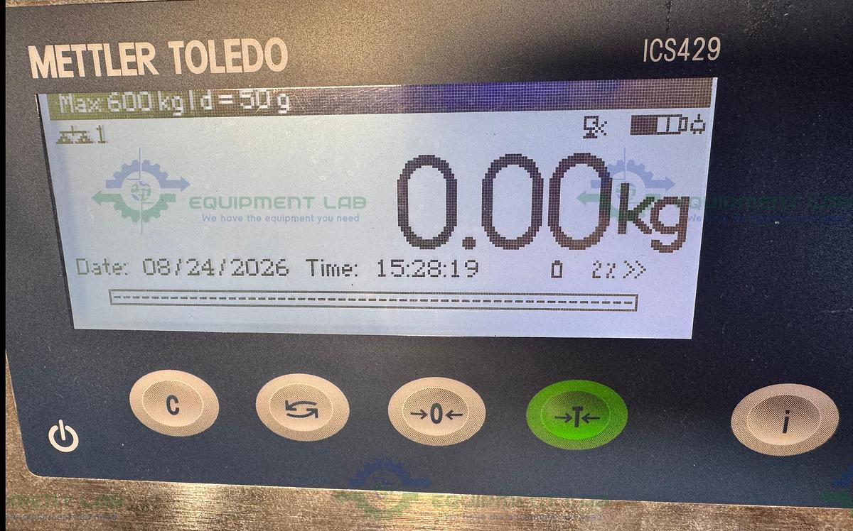 Used Mettler Toledo 2888 Stainless Steel Scale 1000 lbs w/ 30" x 30" Platform, Ramps