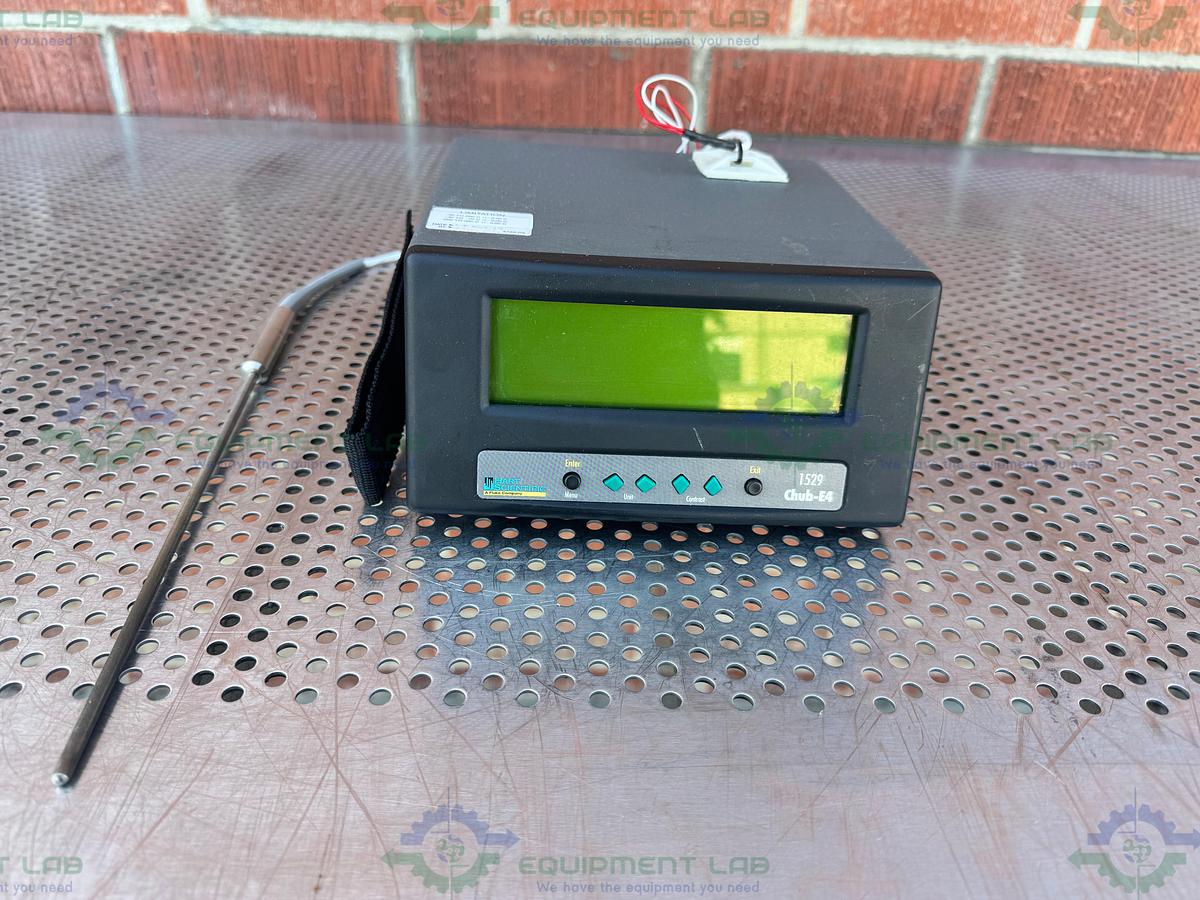 Used Hart Scientific Chub-E4 1529-R Thermometer w/ Secondary Reference PRT Probe
