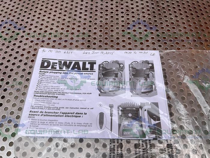 Dewalt MK246 Portable Electric Air Compressor 4 Gallon, 3400 RPM, 120V