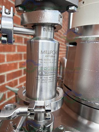 Used Precision 250 Liter Stainless Steel Jacketed Reactor 100 PSI w/ Top Mixer 1/2 HP