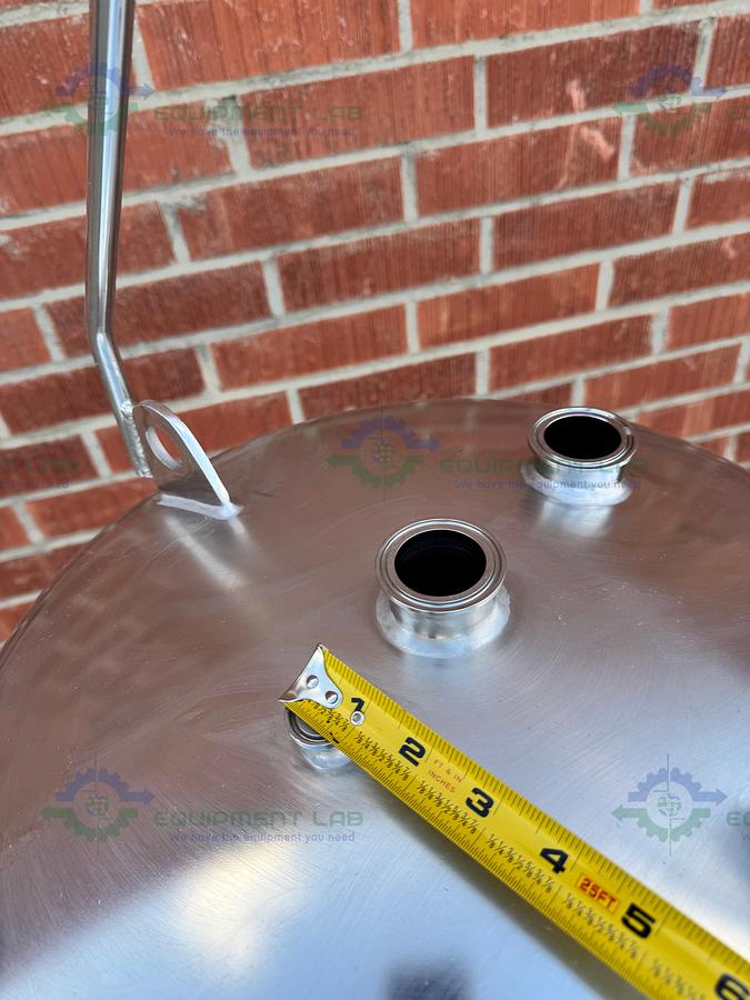 Used Allegheny Bradford 140L SS 316L Code 7 Multi Cartridge Filter Housing FV 150 PSI