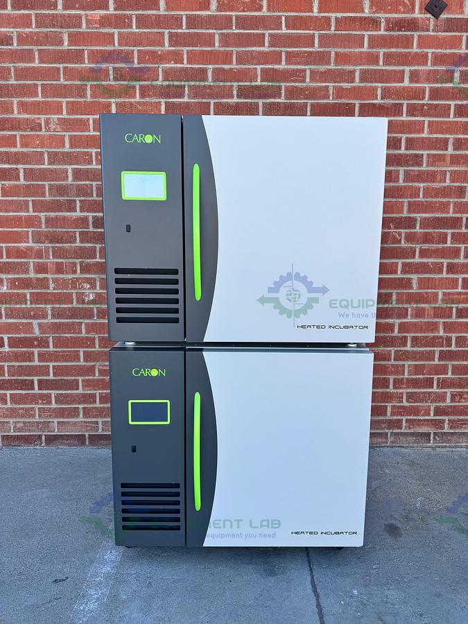 Used Caron 7002-10-1 Double Stack Heated Incubator, 10 cu. ft, 70ºC, 115 VAC