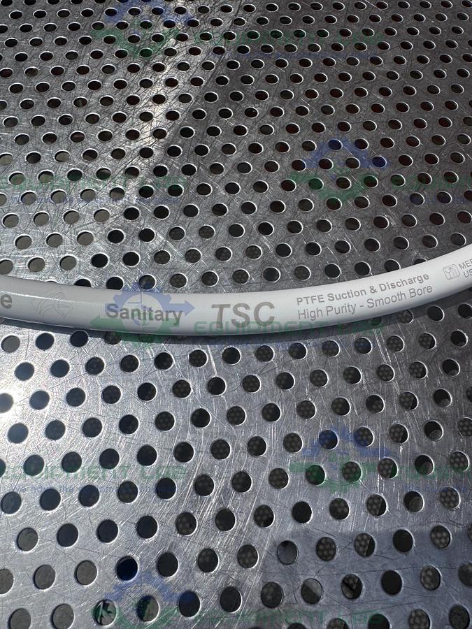 Used ACE Sanitary TSC AF P22095US Flexible Hose 50" w/ 1/2" Sanitary Fitting