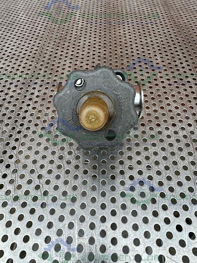 Used ITT Pure Flo 316L Stainless Steel Diaphragm Valve w/ 1" Sanitary Fitting