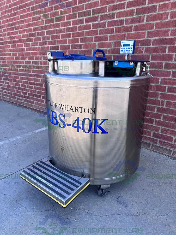 Used Taylor Wharton LABS-40K Liquid Nitrogen Cryogenic Storage Tank