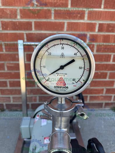 Used Fristam FZX2150 Centrifugal Pump Skid w/ Baldor Reliance 7.5 HP Motor 208/460V