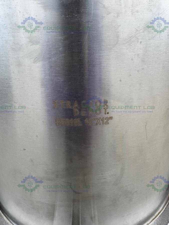 Used Xtractor Depot Stainless Steel Essential Oil Extractor Collection Chamber