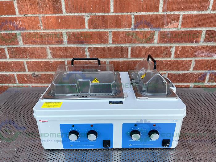 Used Thermo Scientific  2253 Dual Water Bath 5L and 10L  99.9 °C