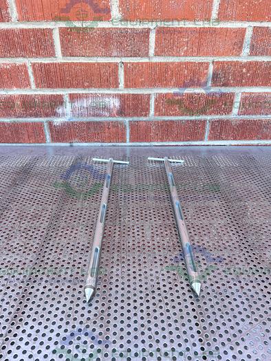 Used Stainless Steel Pointed-Plunger Lance Sampler Probe w/ 21" Rod