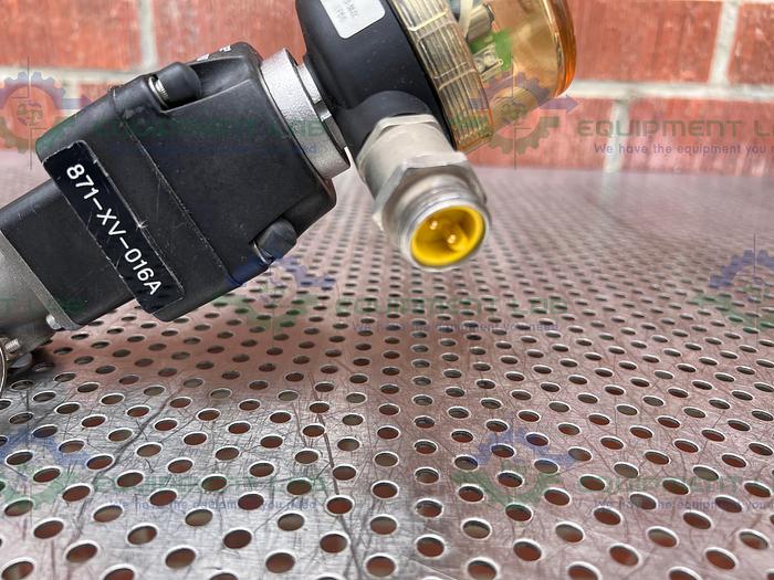 Used 2 ITT Advantage  3 Way Stainless Steel Diaphragm Valves w/ Valve Positioner