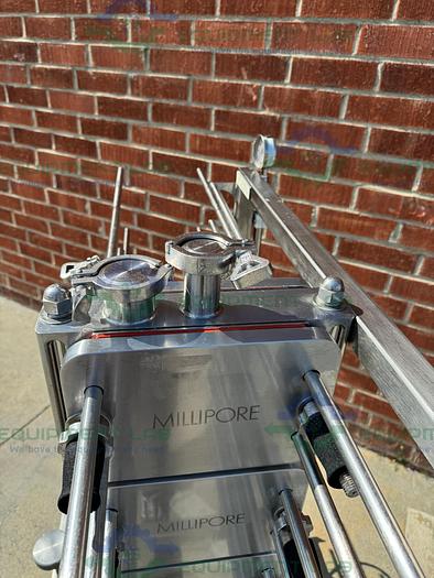 Used Millipore  Stainless Steel Pellicon 2 Cassette Filter Holder Stack of 8