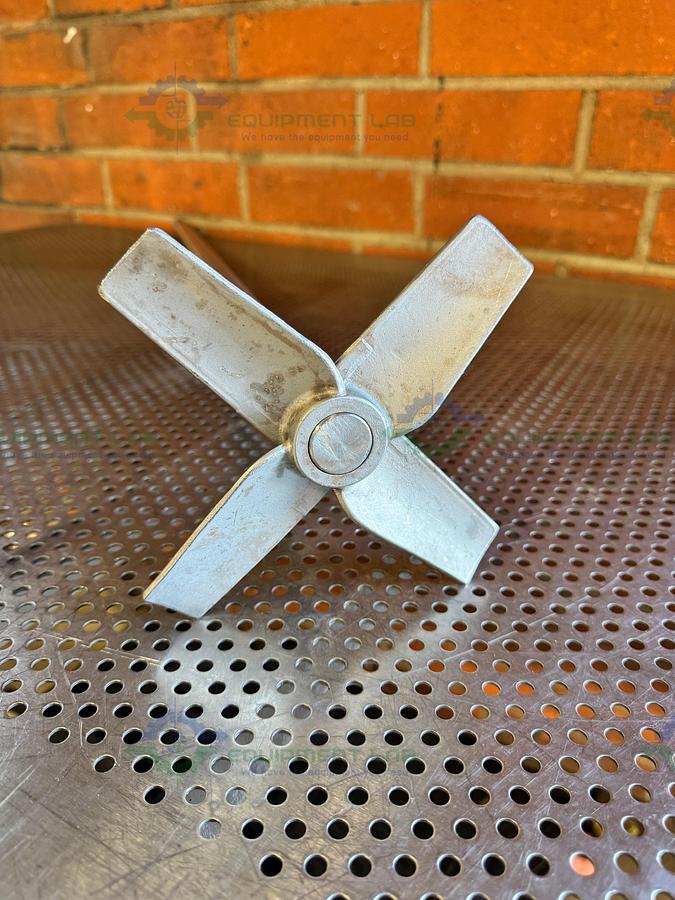 Used Unknown Stainless Steel Impeller Shaft / Mixing Rod 40" Height x 1"