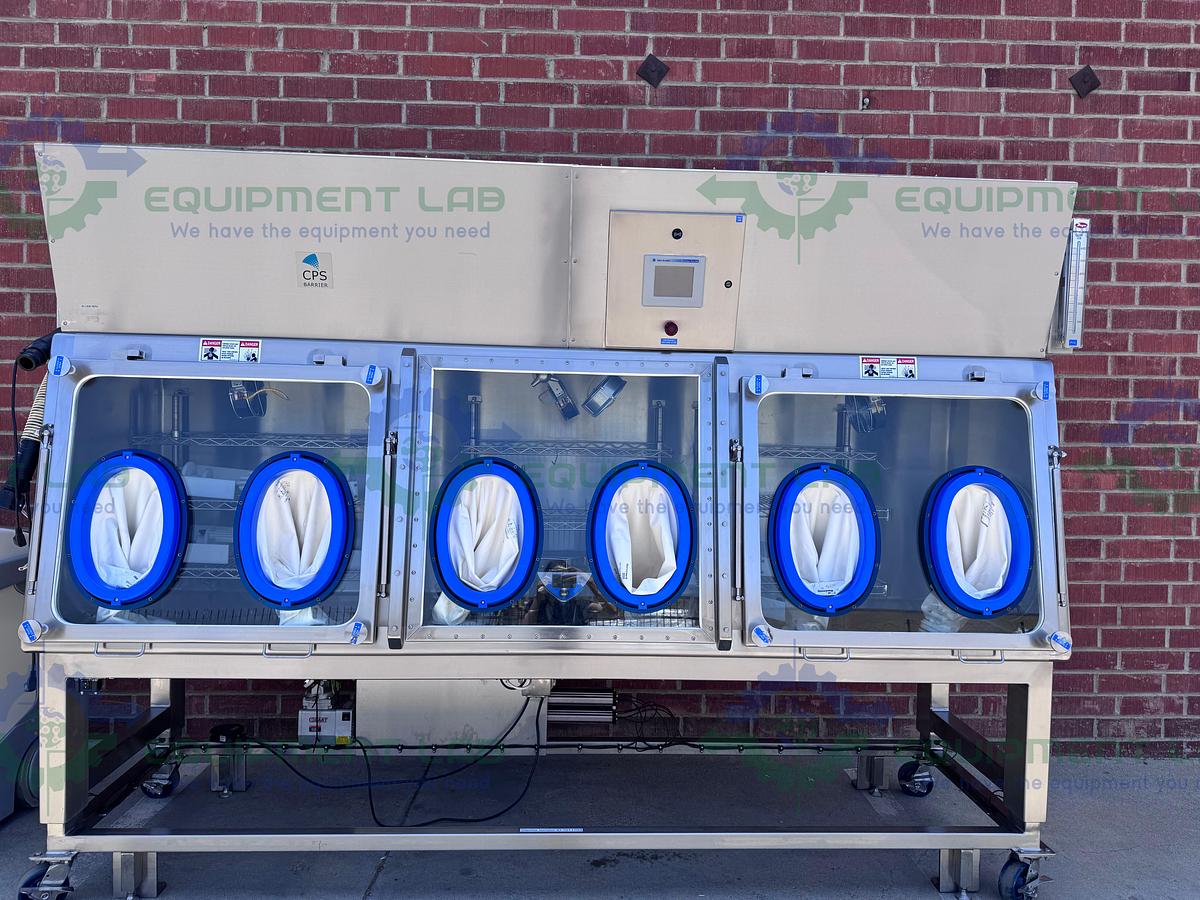 Used CPS Barrier Sterility Test 3 Station Isolator w/ Sternest Equinox, Clarus - C