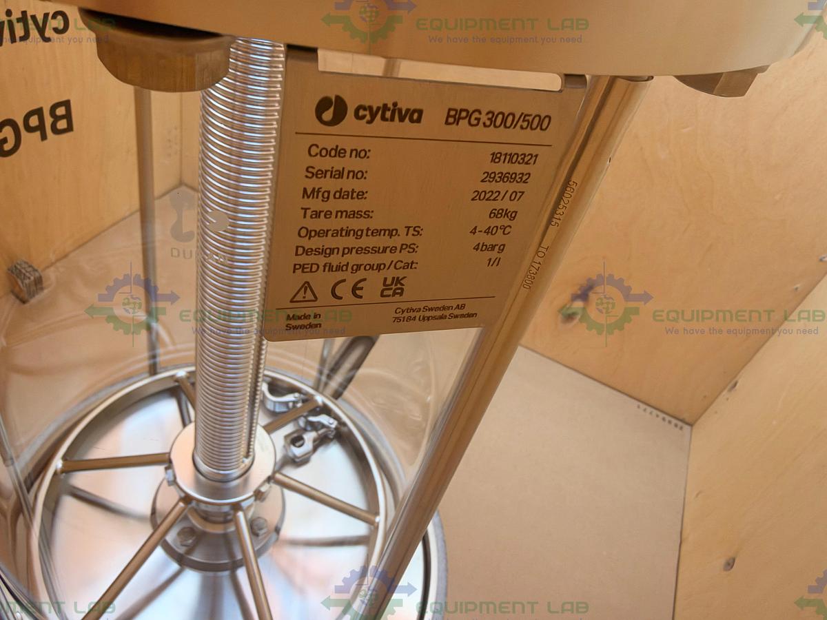 Cytiva / GE / Pharmacia BPG 300 / 500 Chromatography Column w/ Stand, Casters
