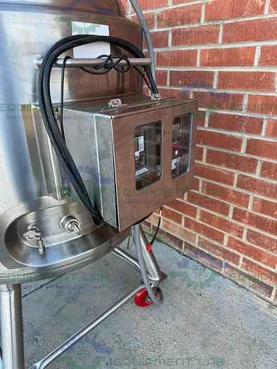 Used Precision Stainless 450 Liter Stainless Steel Jacketed Reactor 45 PSI