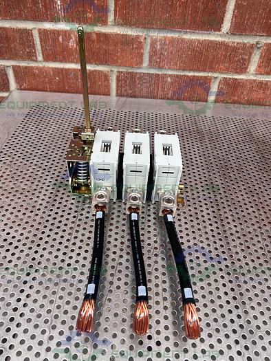 Used ABB OETL-NF200A Disconnect Switch w/ Ferraz Shawmut 69133 Distribution Block