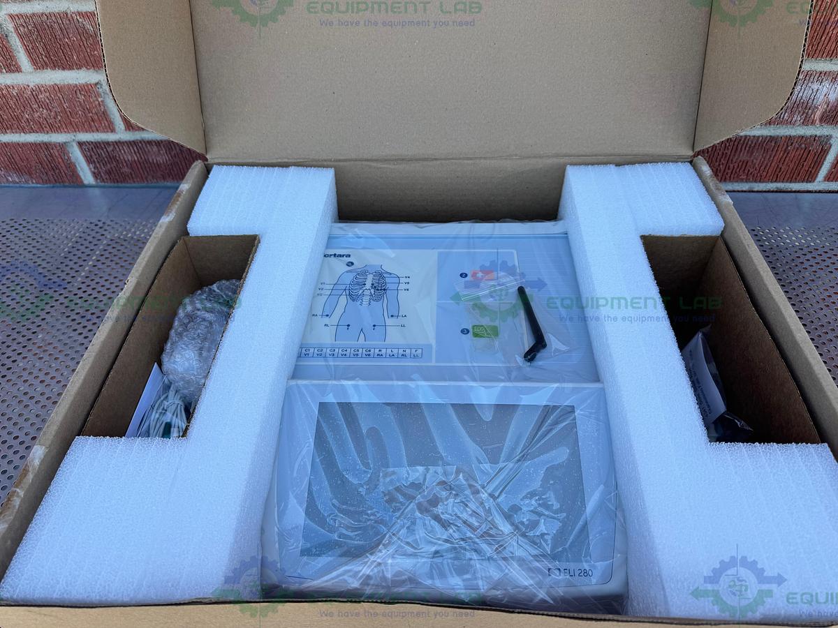 Used Welch Allyn ELI 280 Resting ECG Electrocardiograph 12-Lead Display