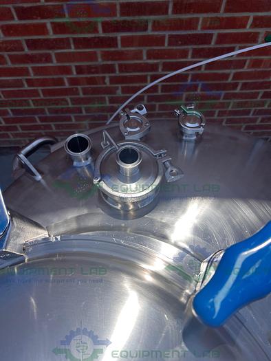 Used ITT  1000 Liter Stainless Steel Jacketed Reactor 60 PSI w/ Bottom Mag Mixer