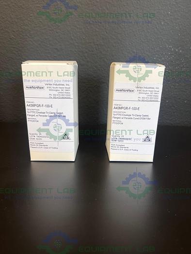 Vertex  A40MPGR-F-100-E PTFE Envelope Tri-Clamp Gasket Flanged 1" w/ EPDM Filler