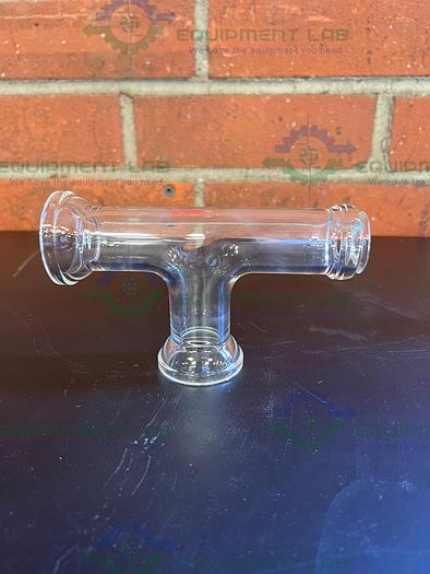 Used Buchi AG Borosilicatglas 3.3  Katalog 8801 Tee Fitting 31mm x 50mm x 50mm