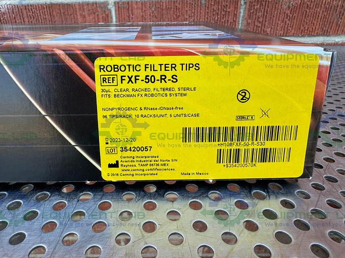 Axygen  FXF-50-R-S Robotic Filter Sterile Pipette Tips 30 µL Compatible w Beckman