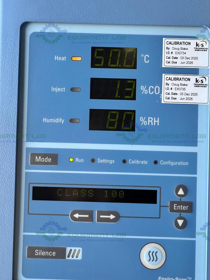 Used Thermo Forma 3310 Steri-Cult Double Stack CO2 Incubator, 11 cu. ft, 50C