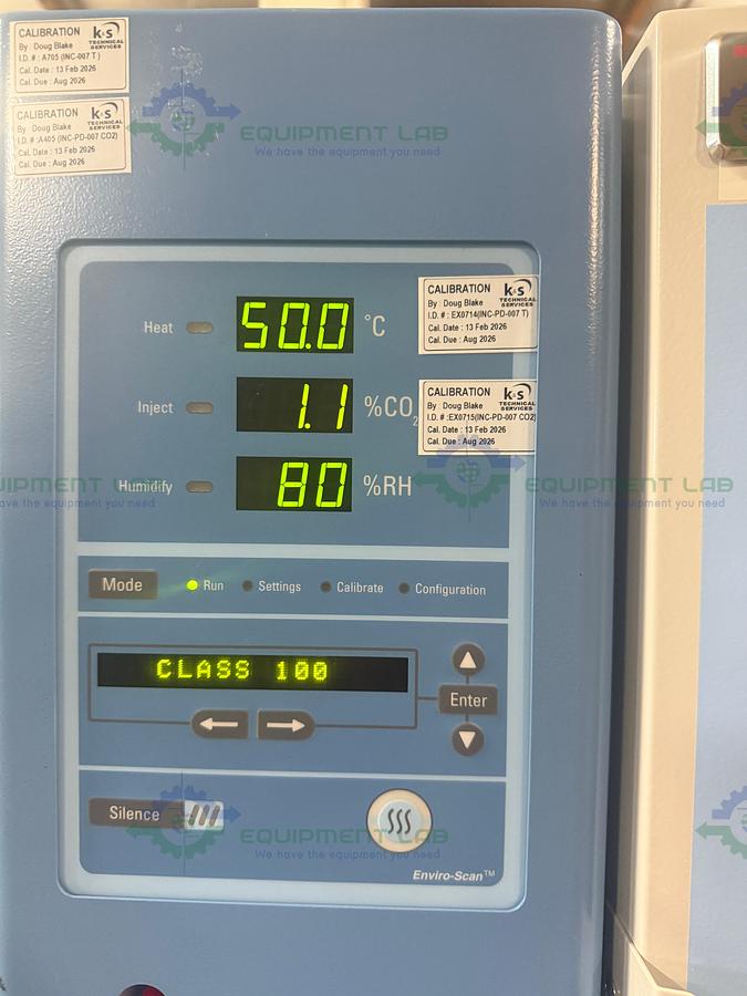Used Thermo Forma 3310 Steri-Cult Double Stack CO2 Incubator, 11 cu. ft, 50C